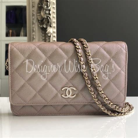 chanel woc iridescent beige|Iridescent Beige Chanel WOC Honest Review + A .